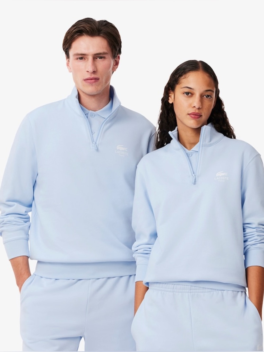 Unisex High-Neck Zip-Up Sweatshirt XXL